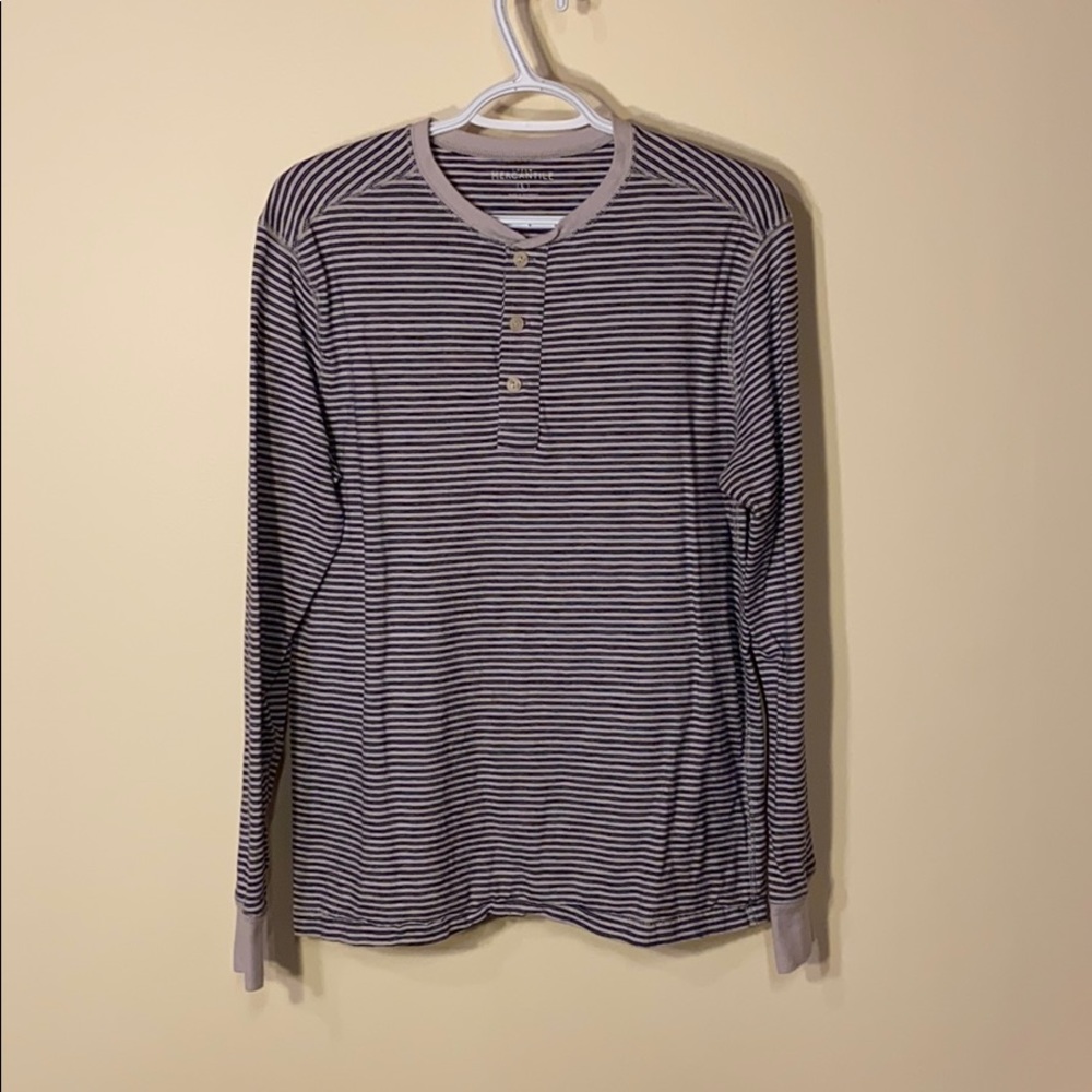 J. Crew long sleeve quarter button-up